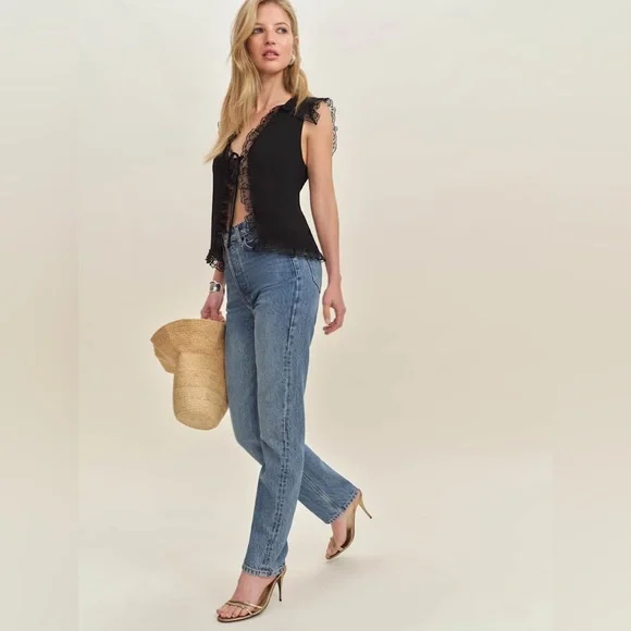 Nwt reformation Clarisse top - size 2 - Picture 4 of 6